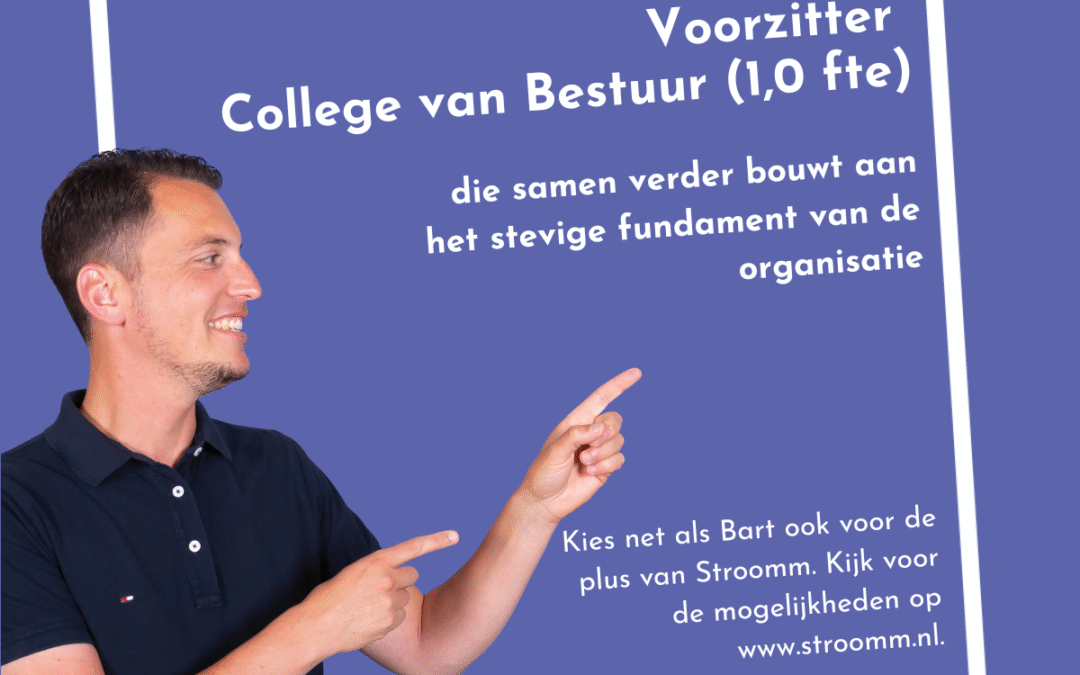 Vooraankondiging vacature Voorzitter College van Bestuur